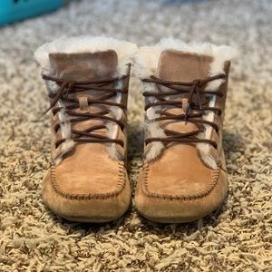 UGG Women's Chickaree Moccasin Boots: Chestnut